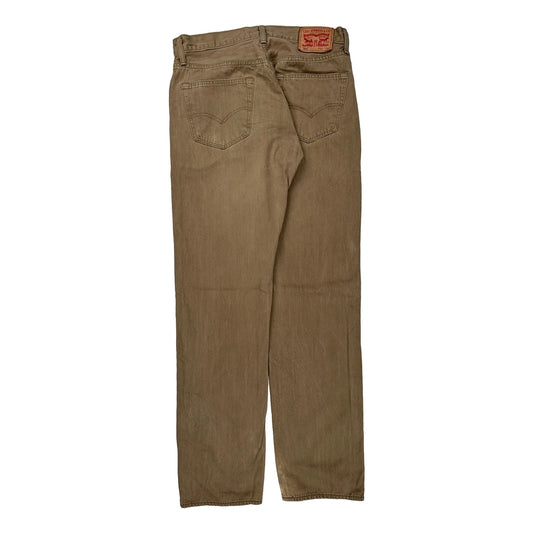 501 Levis Jeans - 32W 32L Brown Cotton