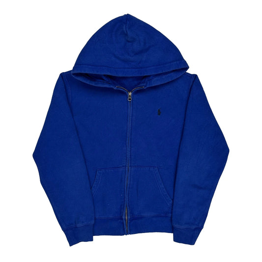 Polo By Ralph Lauren Hoodie - Small Blue Cotton