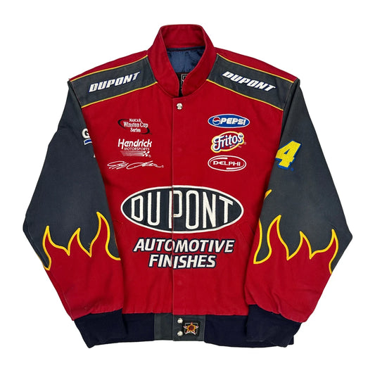 Hendrick Motorsports Jh Designs Nascar Bomber Jacket - Small Red Cotton