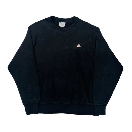 Reverse Weave Champion Sweatshirt - XL Black Cotton