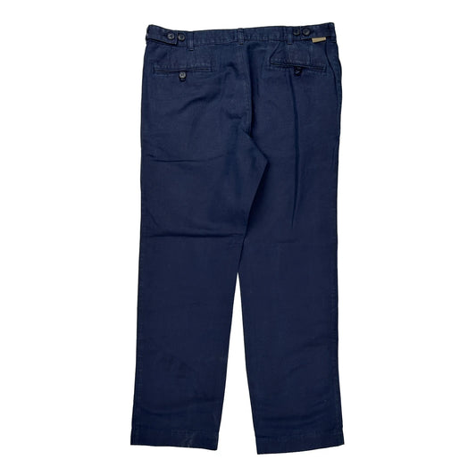 Lacoste Trousers - 34W 31L Navy Cotton
