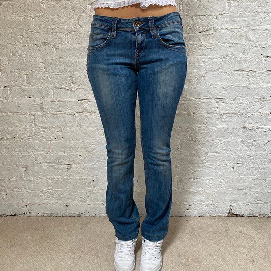 Vintage blue Fornarina Jeans - womens 33" waist