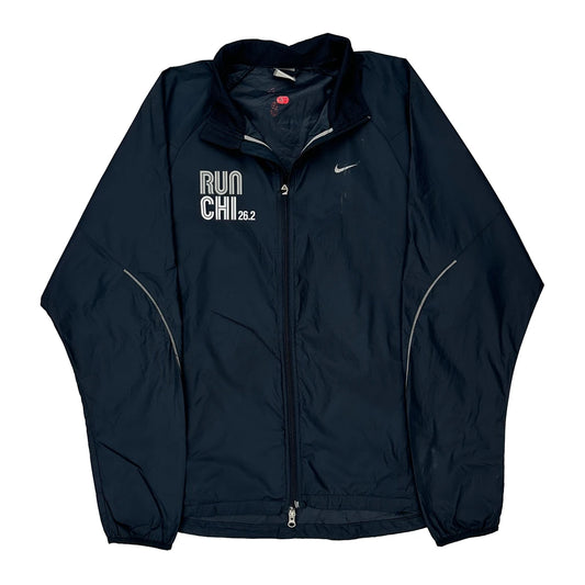 Chicago Marathon 08 Nike Jacket - Large Navy Polyester