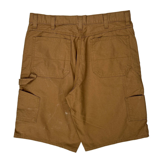 Faded Glory Carpenter Shorts - 36W 10L Brown Cotton