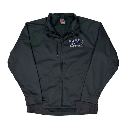 Tcu Basketball Nike College Shell Jacket - Large Grey Polyester