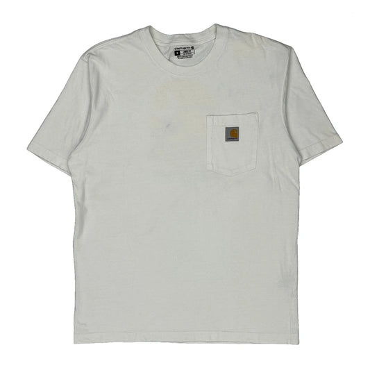 Carhartt T-Shirt - Medium White Cotton
