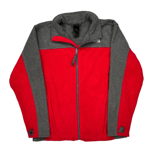 Age 14-16 The North Face Fleece Jacket - Large Grey Polyester