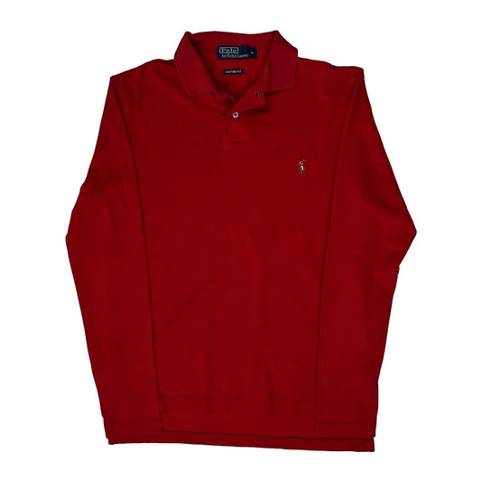 Polo By Ralph Lauren Polo Shirt - Medium Red Cotton