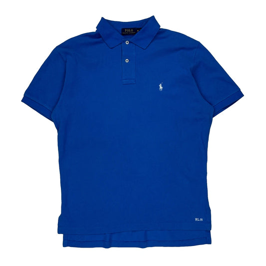 Polo By Ralph Lauren Polo Shirt - Medium Blue Cotton