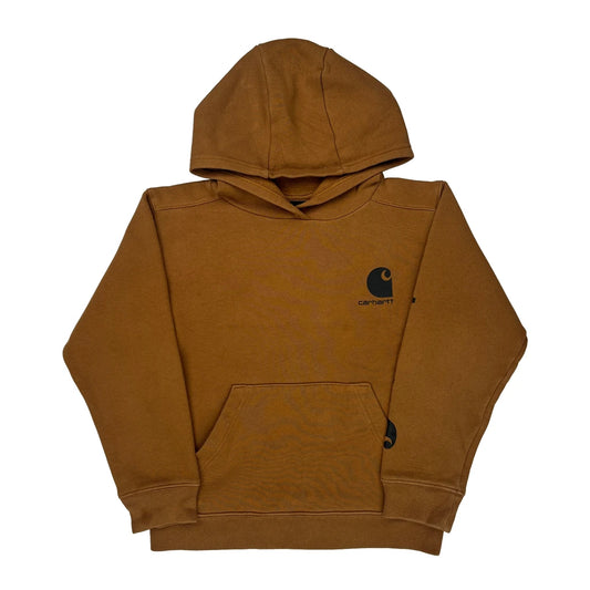 Age 8-10 Carhartt Hoodie - Small Brown Cotton