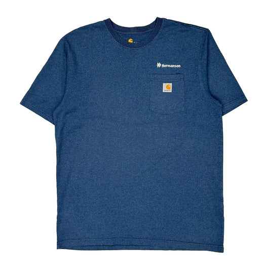 Carhartt Tall T-Shirt - XL Blue Cotton