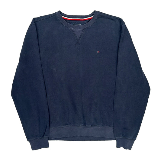 Tommy Hilfiger Sweatshirt - Large Navy Cotton