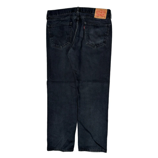 Vintage 505 Levis Jeans - 34W 29L Black Denim