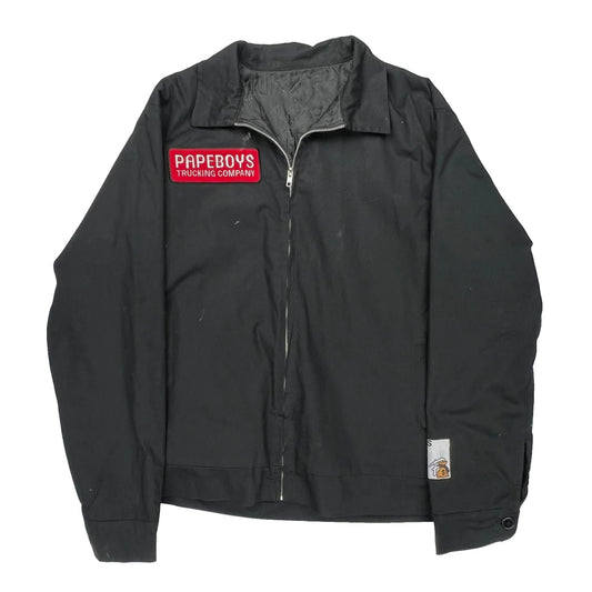 Unbranded Graphic Jacket - Large Black Polyester