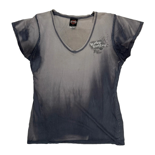 Harley Davidson T-Shirt - XL Grey Cotton