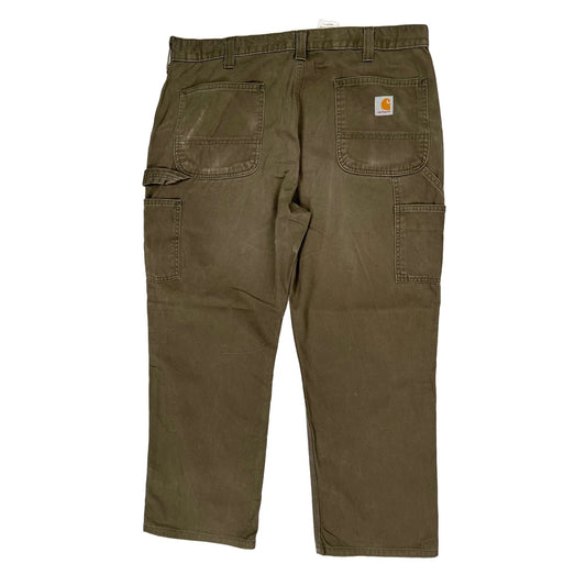 Carhartt Carpenter Trousers - 37W 30L Brown Cotton