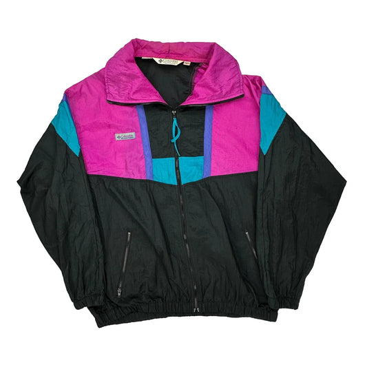 Columbia Windbreaker - Medium Black Nylon