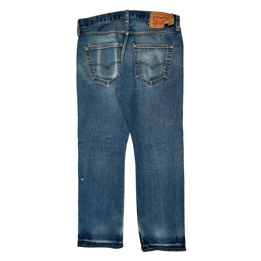 501 Levis Jeans - 32W 28L Light Wash Denim
