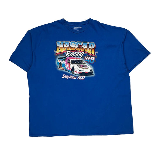 Daytona 500 Nascar Nascar T-Shirt - 3XL Blue Cotton