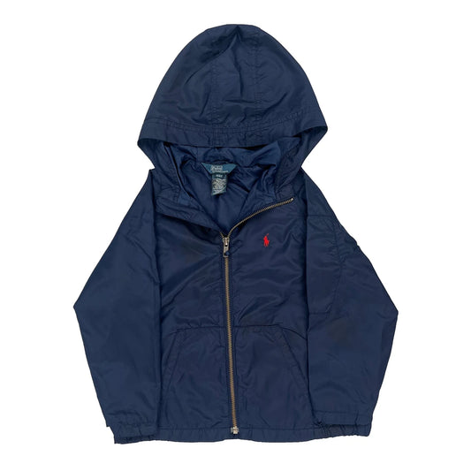 Vintage Age 4 Polo By Ralph Lauren Windbreaker - XS Blue Polyester