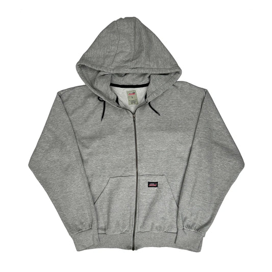 Dickies Hoodie - Large Grey Cotton Blend