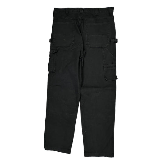 Unbranded Cargo Trousers - 38W 34L Black Cotton