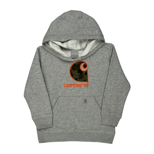 Age 6 Carhartt Hoodie - XS Grey Cotton Blend