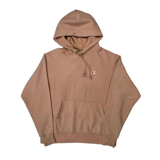 Reverse Weave Champion Hoodie - Large Pink Cotton