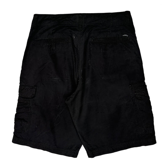 Lee Cargo Shorts - 30W 11L Black Cotton