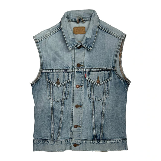 Levis Denim Gilet - Medium Light Wash Denim