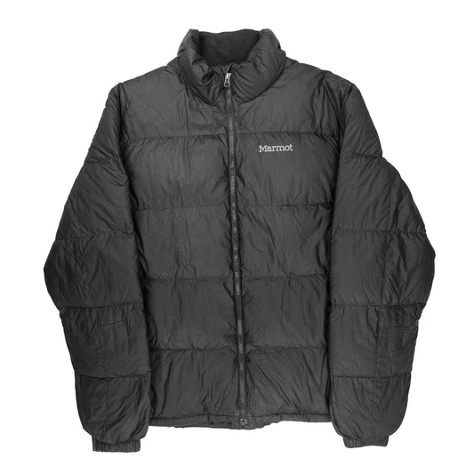 Vintage Marmot Puffer - XL Black Down