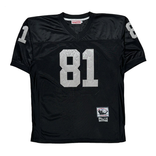 Vintage Raiders Mitchell & Ness Football Jersey - XL Black Polyester