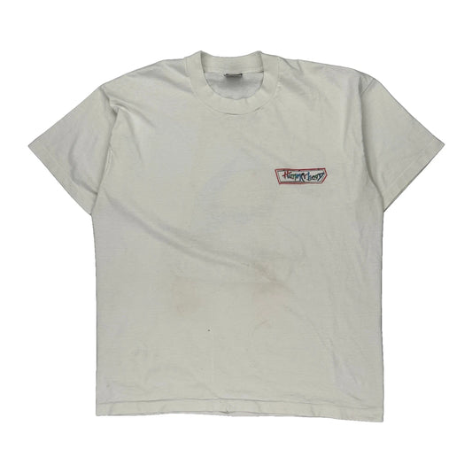 Fruit Of The Loom Graphic T-Shirt - XL White Cotton