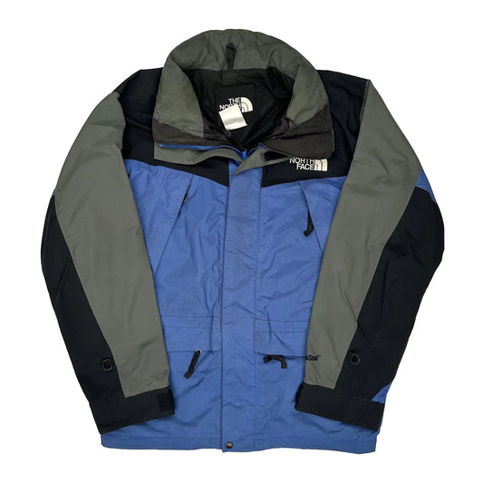 The North Face Waterproof Ski Jacket - Large Blue Nylon