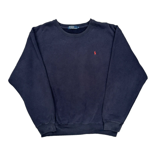 Polo By Ralph Lauren Sweatshirt - XL Navy Cotton