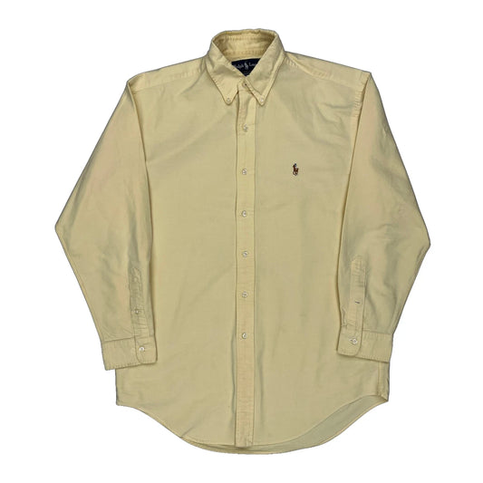 Ralph Lauren Shirt - Medium Yellow Cotton
