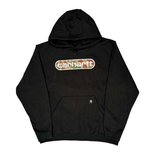 Carhartt Camo Hoodie - 2XL Black Cotton