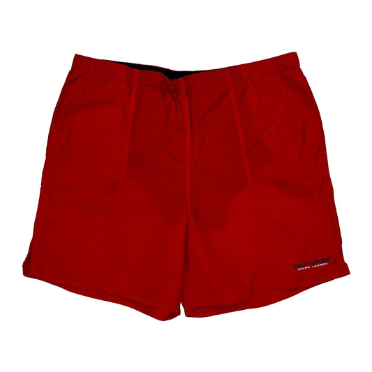 Swim Polo Sport Sport Shorts - X-Largew 5L Red Polyester