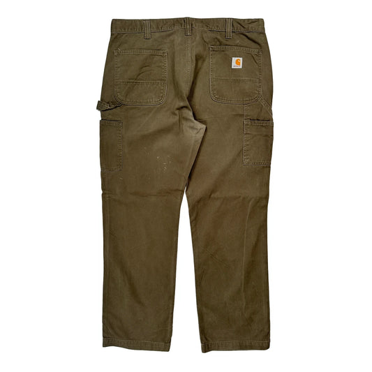Carhartt Carpenter Trousers - 38W 32L Brown Cotton