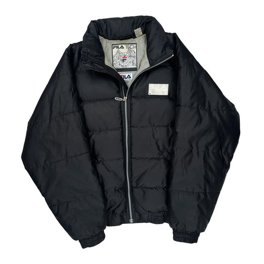 Fila Puffer - Medium Black Nylon