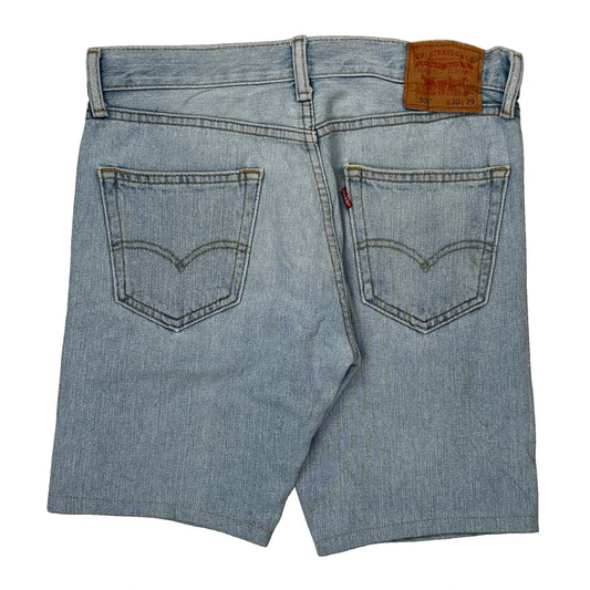 Levis Denim Shorts - 31W 10L Light Wash Denim