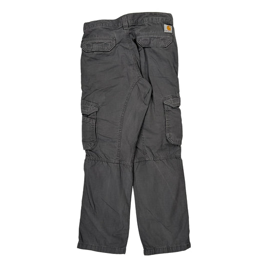 Carhartt Cargo Trousers - 28W 30L Grey Cotton