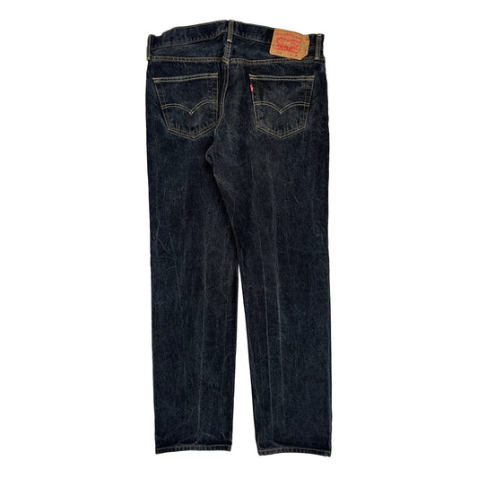 501 Levis Jeans - 36W 33L Black Cotton
