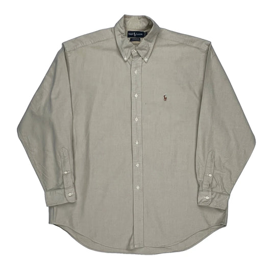 Yarmouth Ralph Lauren Shirt - XL Beige Cotton