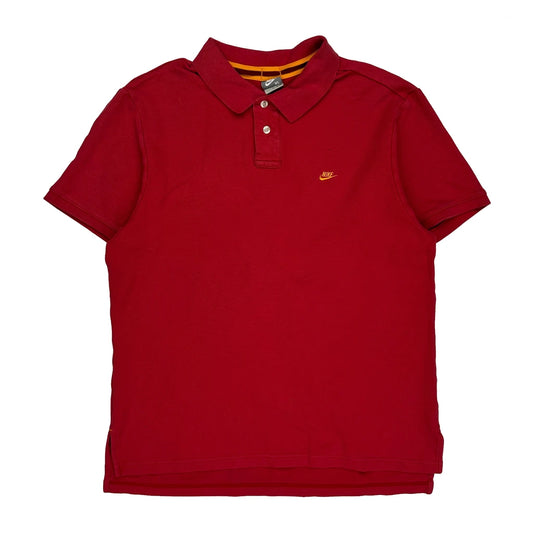 Nike Polo Shirt - XL Red Cotton