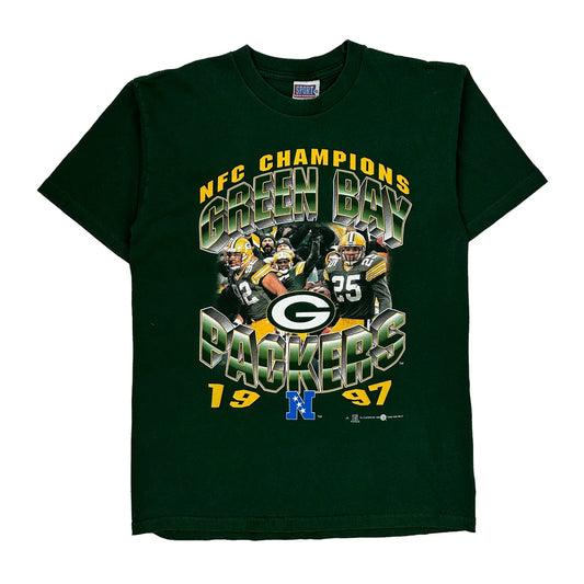 Green Bay Packers Sport Nfl T-Shirt - Large Green Cotton