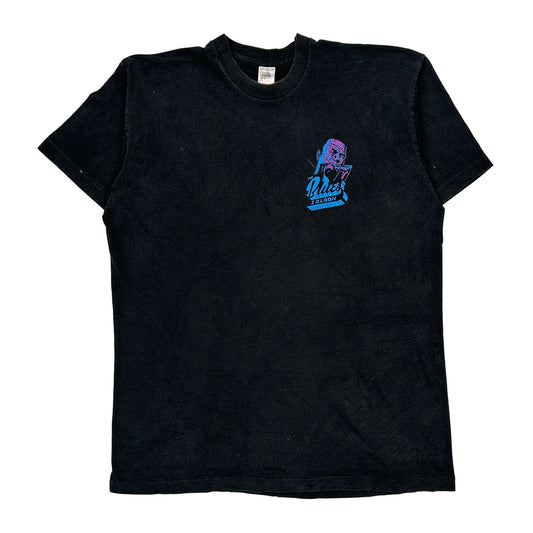 Blues Saloon 10Th Anniversary Fruit Of The Loom Single Stitch T-Shirt - 2XL Black Cotton