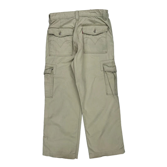 Levis Cargo Trousers - 32W 30L Beige Cotton
