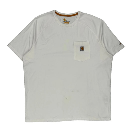 Carhartt T-Shirt - XL White Cotton