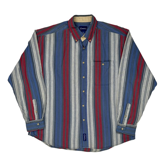 Catalina Reversible Shirt - Large Blue Cotton